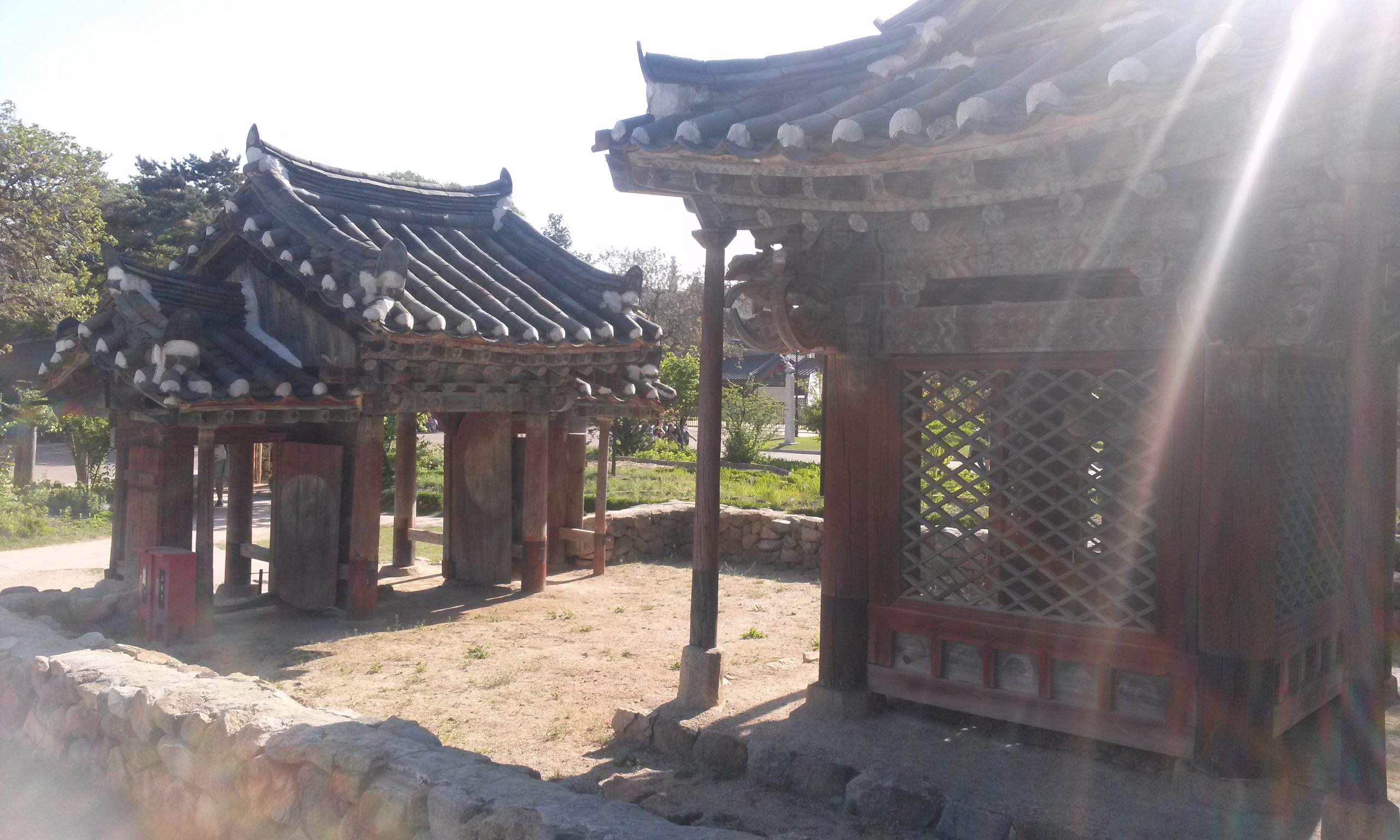 Sunset in the countryside